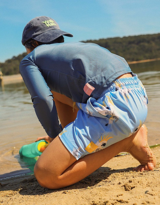 Skwosh - You Little Ripper Kids Rashie in Navy