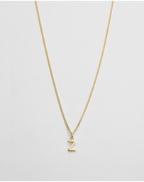 Kirstin Ash - Z Outline Initial Necklace