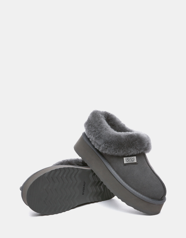 EVERAU - EverAU Ugg Gabri Cow Suede Upper House Shoes