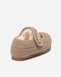 Ozwear Connection Uggs - Ugg Logo Kids Mary Jane