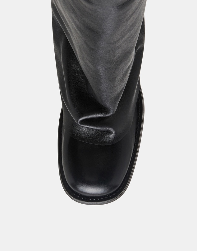 Steve Madden - Benton Black Leather Boots