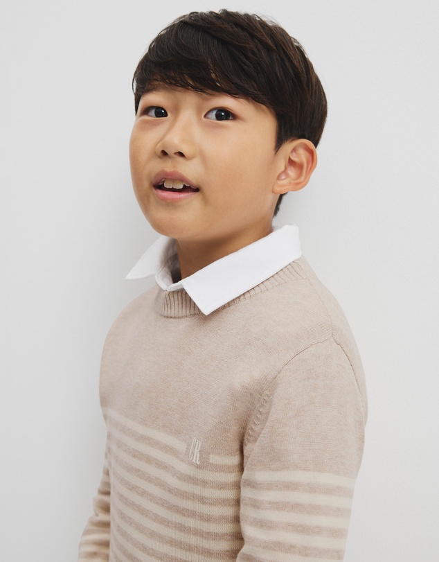 Country Road - Stripe Country Road Logo Knit