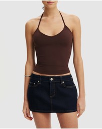 Cotton On - Micro Low Denim Skirt