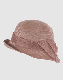 Max Alexander - Summer Taupe Cloche Hat