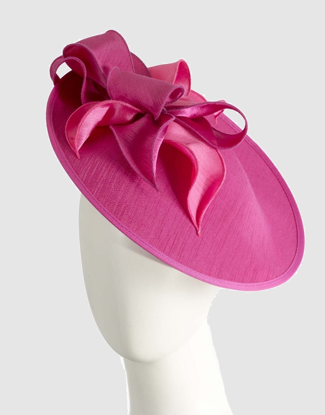 Max Alexander - Fuchsia Plate Racing Fascinator