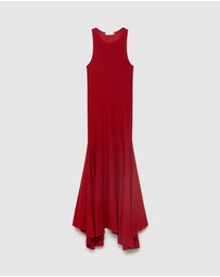 M.N.G - Asymmetrical Low-Knit Dress