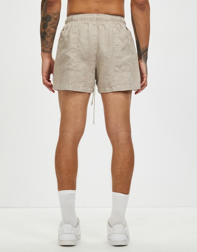 Surrounded By Ghosts - The Gembone Linen Drawstring Shorts