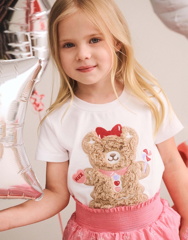 Huxbaby - Christmas Gingerbread Huxette Tee - Babies-Kids