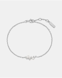 Ania Haie - Ania Haie Silver Shell Pearl Cluster Bracelet