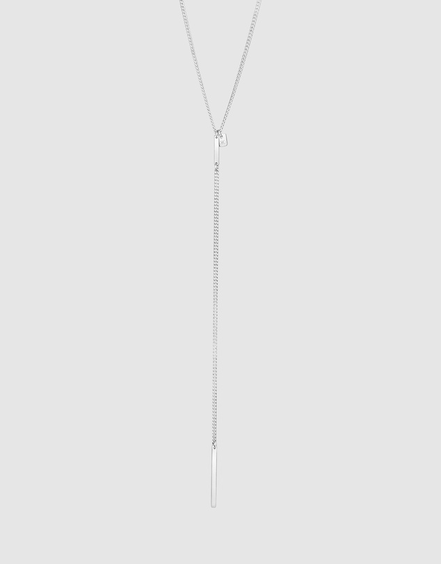 Kuzzoi - ICONIC EXCLUSIVE - Y-Curb Chain Necklace in 925 Sterling Silver