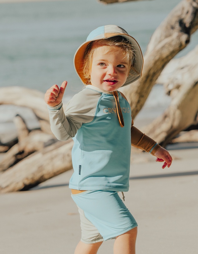 Crywolf - BABY RASH VEST Ocean Breeze