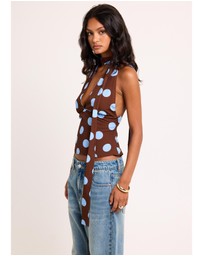 Alice In The Eve - Maya Halter Scarf Top