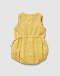 Wilson & Frenchy - Organic Knitted Tie Bodysuit - Babies