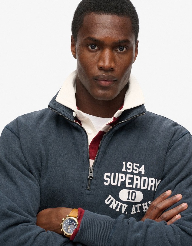 Superdry - Track & Field Graphic Half Zip
