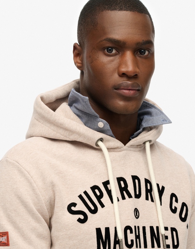Superdry - Workwear Flock Graphic Hoodie