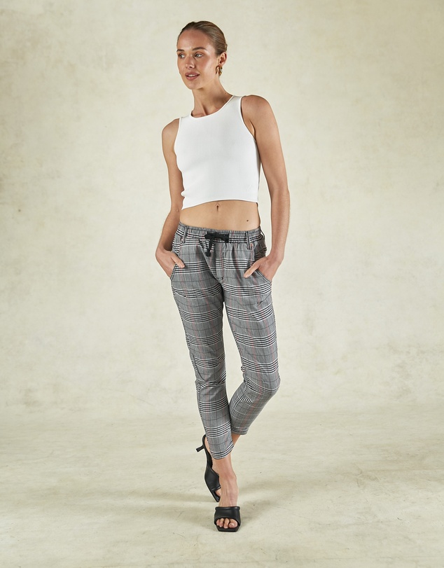 DRICOPER DENIM - Active Ruby Check Jeans