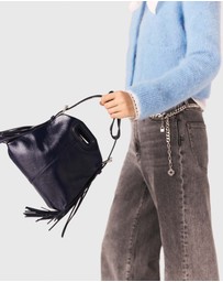 Maje - Miss M Mini Naplack Handbag