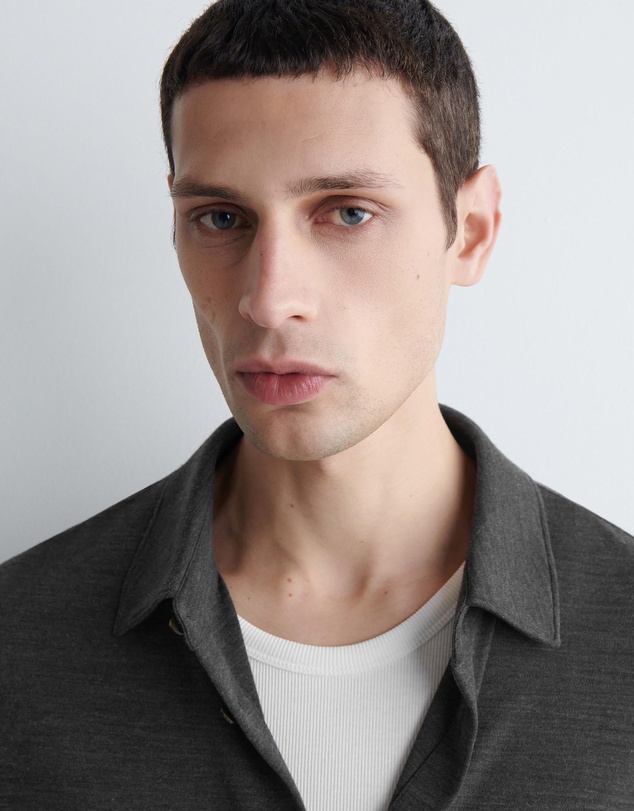 COS - Wool-Blend Jersey Shirt