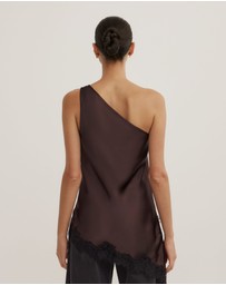 Witchery - One Shoulder Lace Top