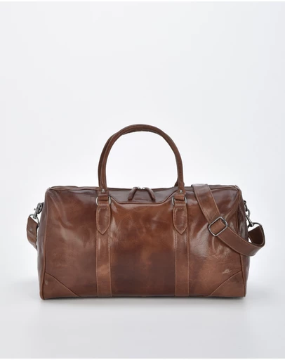 Cobb & Co - Carrington Buffed Leather Barrel Duffle