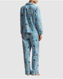Polo Ralph Lauren - Madison Cotton Long Sleeve Button Down Pyjama Set