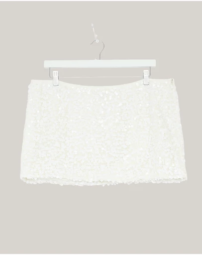 Revibe - Repaired Lover Claudia Sequin Mini Skirt - AU 16