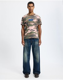 Andersson Bell - Essential Camouflage Ringer T-Shirt
