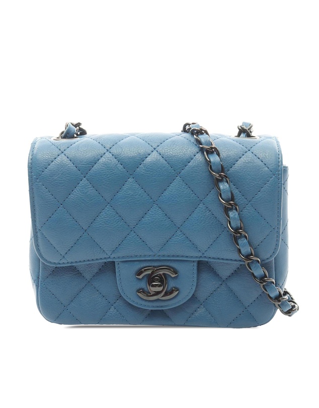 Pre-Loved by Azura Reborn - Pre-Loved Mini Square Classic Lambskin Single Flap