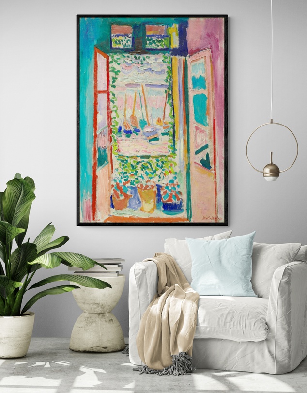 Inka Arthouse - Open Window 1905 by Henri Matisse Art Print