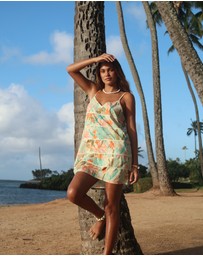 Poolside Paradiso - Dreamtime V Slip Dress - Jewel