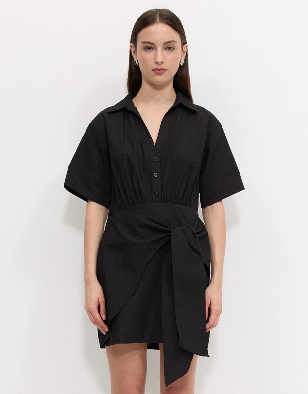Calli - Tanner Wrap Shirt Dress