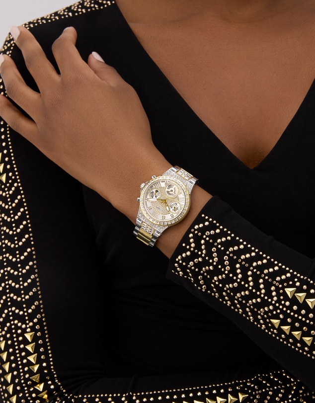 GUESS - Guess Moonlight Ladies 2-Tone Multi-function Watch