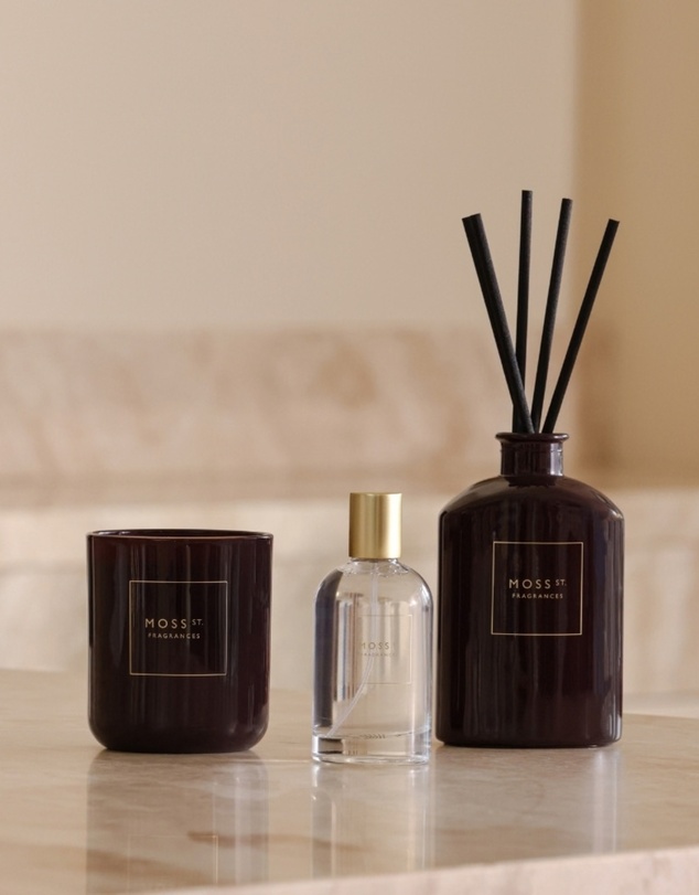 Moss St Fragrances - Vintage Leather & Cedarwood Fragrance Diffuser 300ml