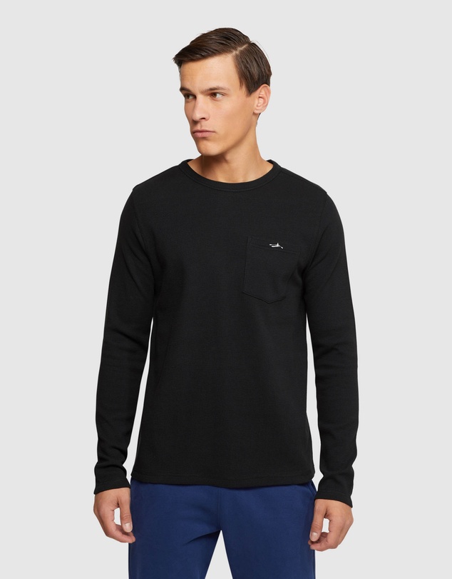 Oxford - Albert Waffle Long Sleeve Tee