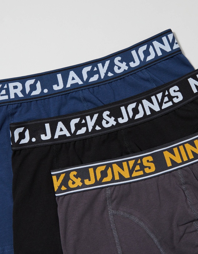 Jack & Jones - 3-Pack Jaccolton Solid Trunks SN