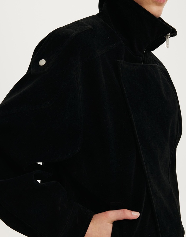 Cotton On - Cove Faux Suede Biker Jacket