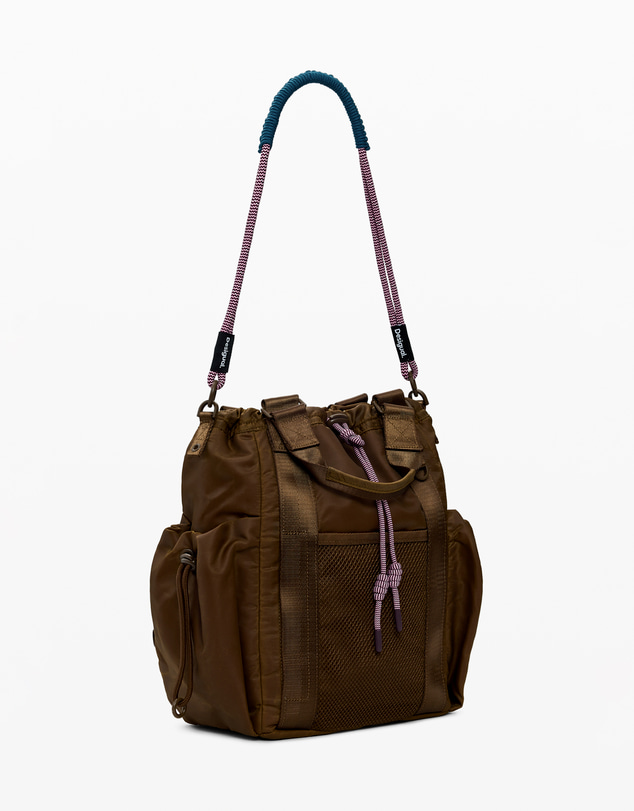 Desigual - Medium multiposition nylon backpack