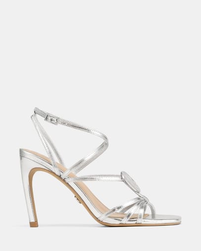 SILVER METALLIC LEATHER