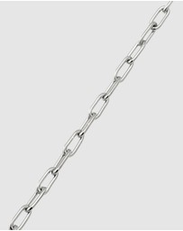 Kuzzoi - ICONIC EXCLUSIVE - Bracelet Male Long Link Chain 925 Sterling Silver