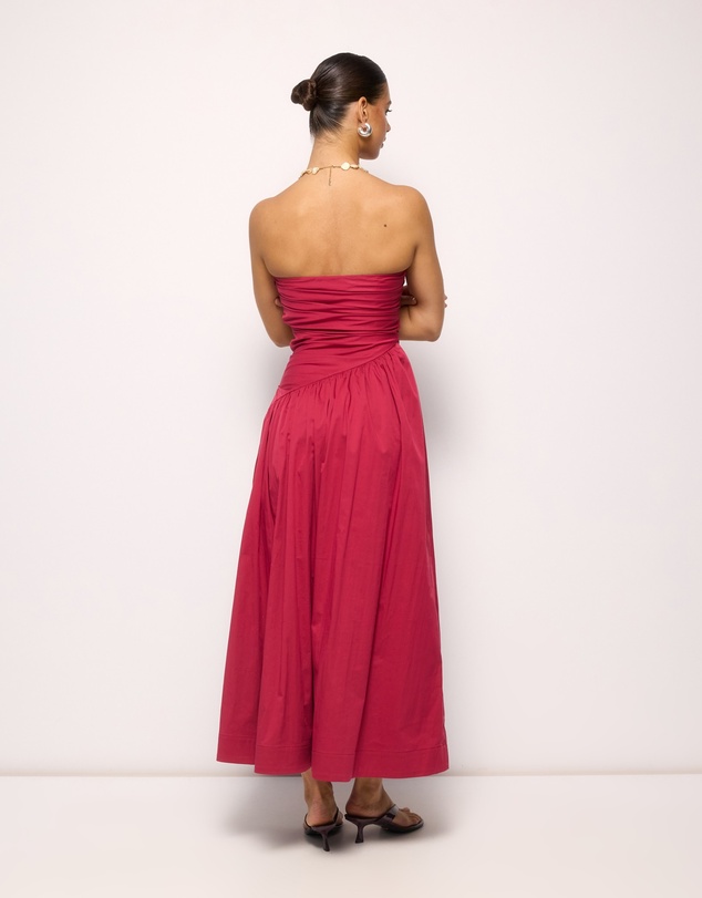 Revibe - Repaired AERE Kiera Strapless Midi Dress - AU 14