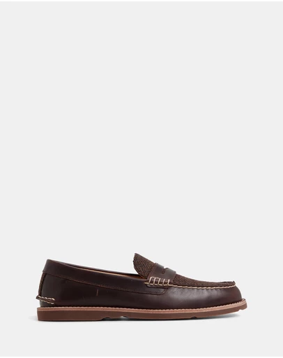 Sperry - Ripple Penny Leather Herringbone - Men's