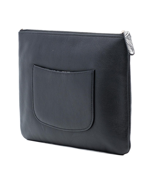Pre-Loved by Azura Reborn - Pre-Loved Medium Goatskin Lucky Clover O Case Clutch