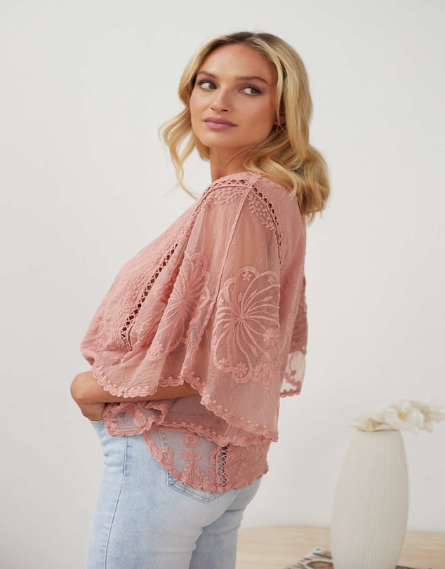 Esther & Co - Gabrielle Top - Pink