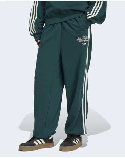adidas Originals - ADIDAS ORIGINALS ATHL DEPT LOOSE GRAPHIC SWEAT PANTS Womens