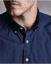 Abelard - 2 Ply Ortono Washed Oxford Slim Fit Shirt