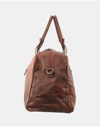 Pierre Cardin - Pierre Cardin Rustic Leather Business/Overnight Bag