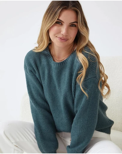 Esther & Co - Harvie Knit - Petrol