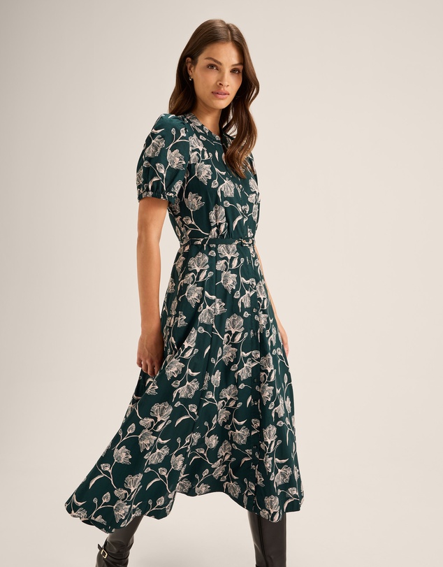 Review - Vinta Floral Shirt Dress
