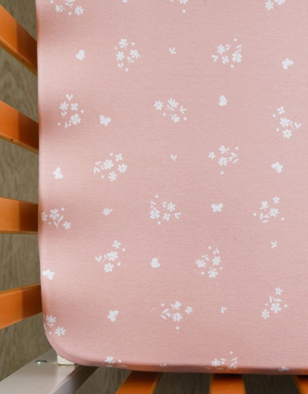 Living Textiles - 2 Pack Organic Cot Fitted Sheet - Fawn Fables