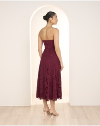 Pilgrim - Nellie Strapless Midi Dress
